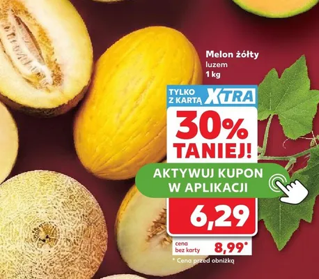 Melon żółty promocja w Kaufland