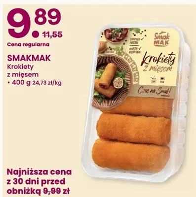 Krokiety z mięsem SMAK FOOD promocja w Frisco