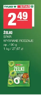 Żelki SPAR promocja w SPAR
