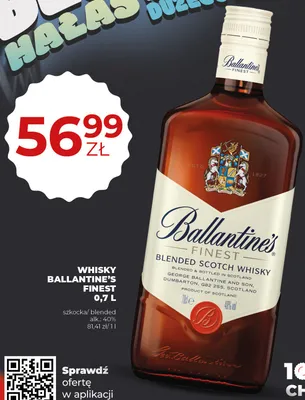 Whisky Ballantine's Finest promocja w Duży Ben
