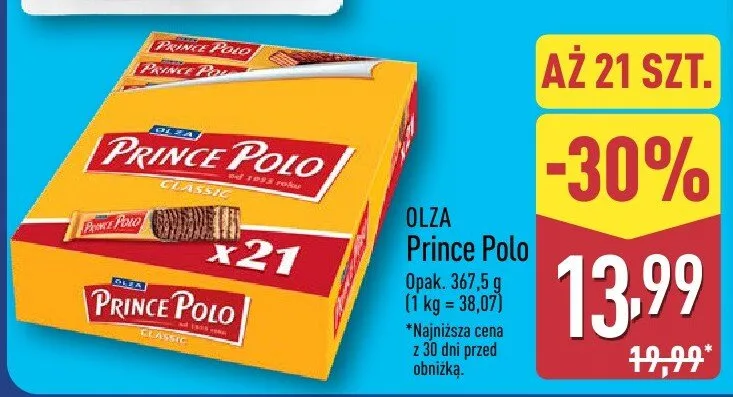 Olza Prince Polo promocja w Aldi