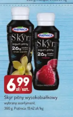 Skyr pitny wysokobiałkowy Piątnica promocja w Avita