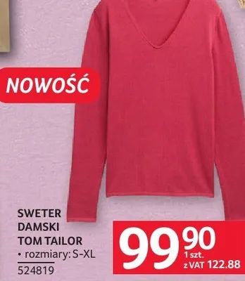 Sweter damski Tom Tailor promocja w Selgros