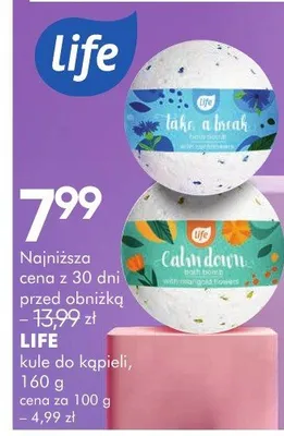 Kula do kąpieli Life promocja w Super-Pharm