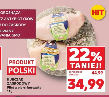 Filet z piersi kurczaka Kurczak Zagrodowy promocja w Kaufland