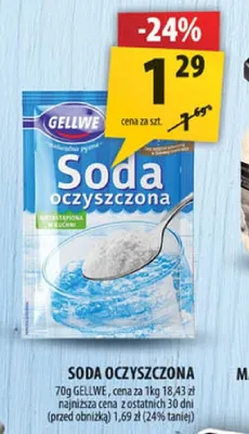 Soda oczyszczona Gellwe promocja w Arhelan