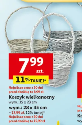 Koszyk wielkanocny promocja w Auchan