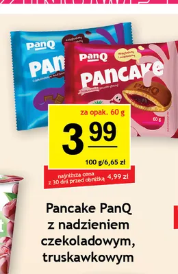 Pancake PanQ z nadzieniem truskawkowym promocja w Gram Market