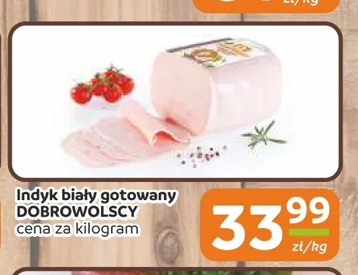 Indyk biały gotowany Dobrowolscy promocja w Społem Częstochowa
