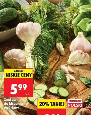 Zestaw do kiszenia ogórków promocja w Biedronka