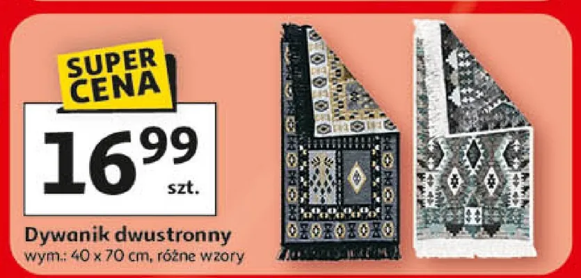 Dywanik dwustronny promocja w Auchan