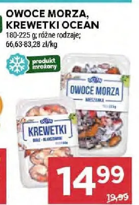 Owoce morza, krewetki Ocean promocja w Stokrotka