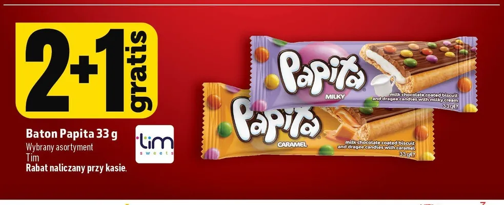 Baton Papita Caramel promocja w TOPAZ
