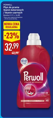 Płyn do prania tkanin czarnych Perwoll promocja w Aldi