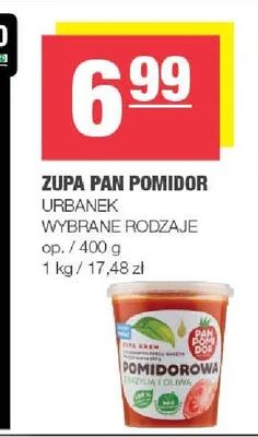 Zupa Pan Pomidor pomidorowa bazylia i oliwa promocja w SPAR