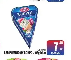 Ser pleśniowy Rokpol blue Mlekovita promocja w Tomi Markt