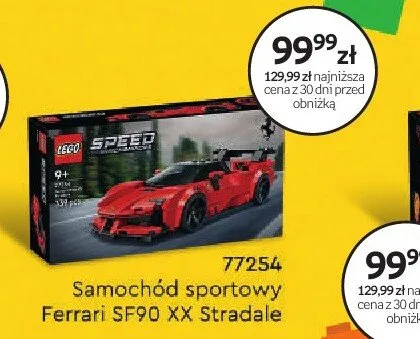 Klocki LEGO Speed 77254 Samochód sportowy Ferrari SF90 XX Stradale promocja w Empik