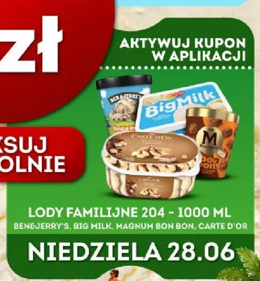Lody familijne Magnum Bon Bon promocja w Żabka