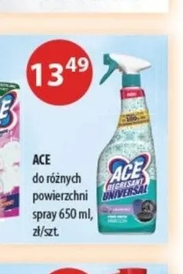 Spray do czyszczenia powierzchni Ace promocja w Drogerie Laboo