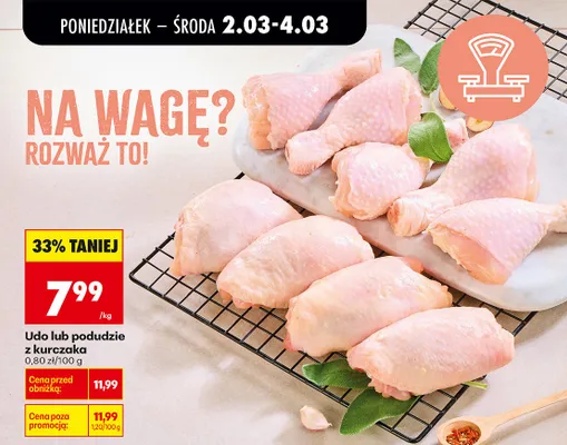 Podudzie z kurczaka promocja w Biedronka