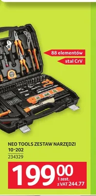 Zestaw narzędzi Neo Tools promocja w Selgros