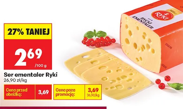 Ser ementaler Ryki promocja w Biedronka