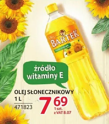 Olej słonecznikowy Bartek 471823 promocja w Selgros