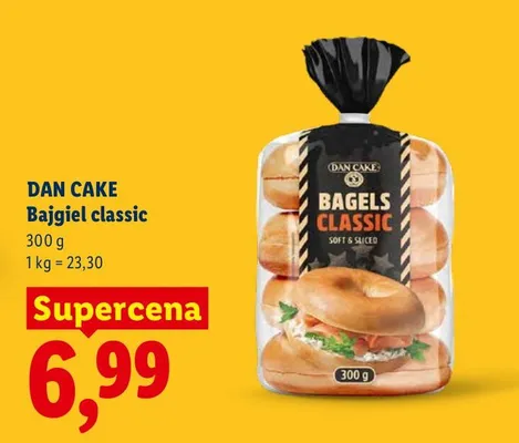 Bajgiel classic Dan Cake promocja w Lidl