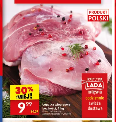 Łopatka wieprzowa bez kości promocja w Twój Market