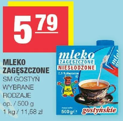 Mleko zagęszczone promocja w SPAR
