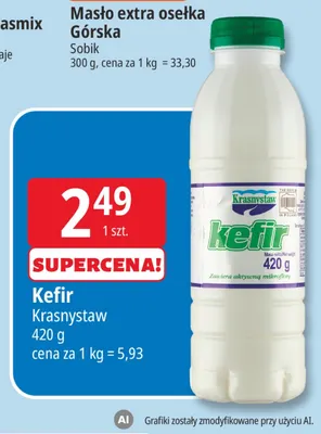 Kefir Krasnystaw promocja w Leclerc