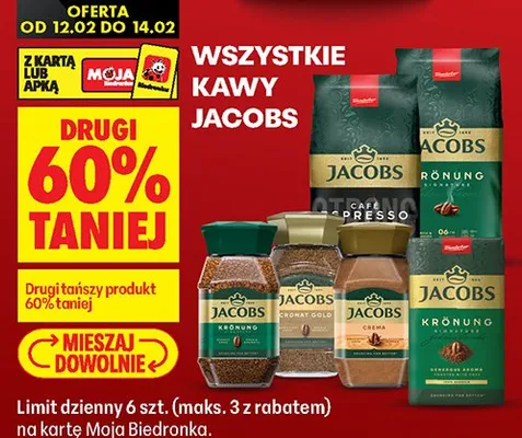Kawa wszystkie rodzaje promocja w Biedronka