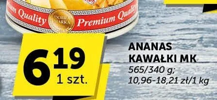 Ananas kawałki w syropie promocja w Groszek