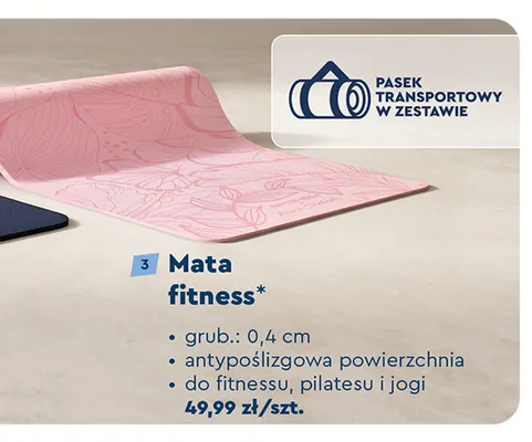 Mata fitness 0,4 cm Spokey promocja w Biedronka
