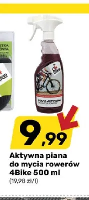 Aktywna piana do mycia rowerów 4Bike promocja w Bricomarche