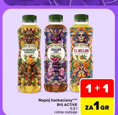 Napój herbaciany El Melon Big-Active promocja w Carrefour Market