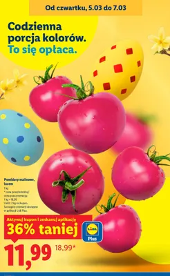 Pomidory promocja w Lidl