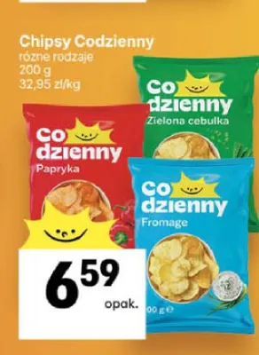 Chipsy o smaku fromage Codzienny promocja w Delikatesy Centrum