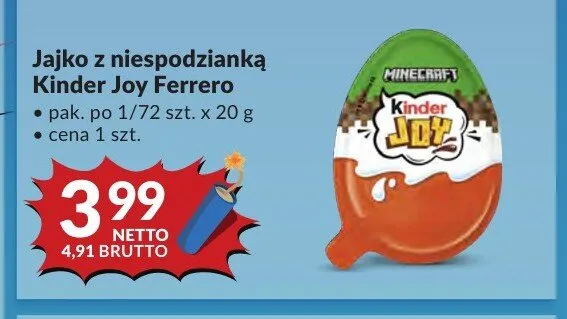 Jajko z niespodzianką Kinder Joy Ferrero promocja w Makro