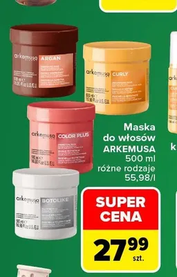 Maska do włosów Arkemusa Curly promocja w Carrefour