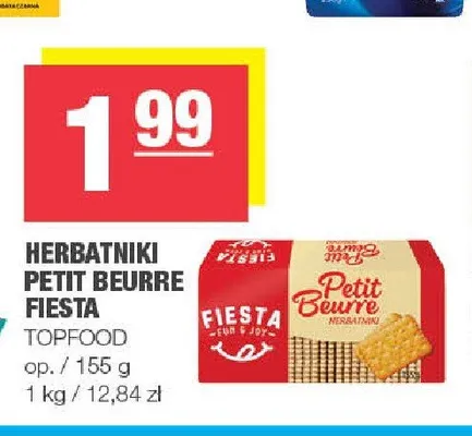 Herbatniki Petit Beurre Fiesta promocja w SPAR