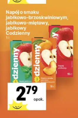Napój jabłkowo-miętowy Codzienny promocja w Delikatesy Centrum