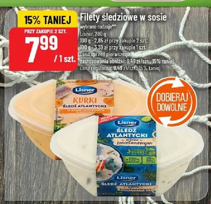 Filety śledziowe w sosie promocja w POLOmarket