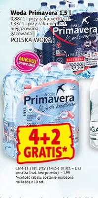 Woda gazowana Primavera promocja w Prim Market