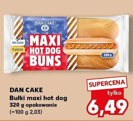 Bułki maxi hot dog Dan Cake promocja w Kaufland