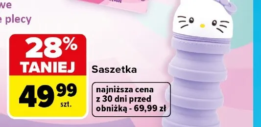 Saszetka silikonowa Hello Kitty promocja w Carrefour