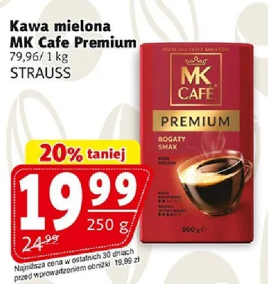 Kawa mielona MK Cafe Premium promocja w Prim Market