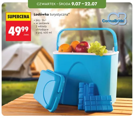 Lodówka turystyczna ConnaBride promocja w Biedronka