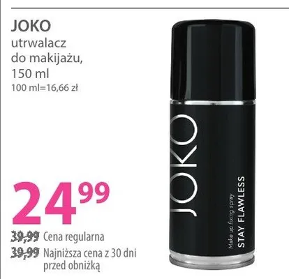 Utrwalacz Joko utrwalacz do makijażu 150 ml promocja w Hebe
