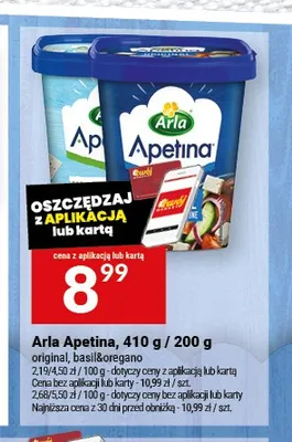 Ser Arla Apetina original promocja w Twój Market